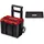 Einhell E-Case L Werkzeugtrolley mit Rädern rot|schwarz 44 x 38,5 x 60 cm