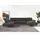 sit&more Wohnlandschaft SIT & MORE "Coco U-Form", grau, B:382cm H:88cm T:242cm, 100% Polyester, Sofas, Wohnlandschaft, Sitztiefen-, Arm- und Kopfteilverstellung, Cord-Bezug, Fußhöhe 15 cm