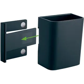 Sigel Stifteköcher S GL801 75x94x51mm Kunststoff anthrazit