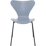 Fritz Hansen - Serie 7 Stuhl, schwarz / Esche lavender blue gefärbt