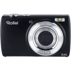 ROLLEI Powerflex Compact Digitalkamera Schwarz, 5x opt. Zoom, 2,8" IPS-Display