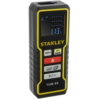 Stanley TLM 99 Entfernungsmesser (30 m / Laser-Entfernungsmesser / Distanzmesser / Flächenmessung / Volumenmessung) STHT1-77138