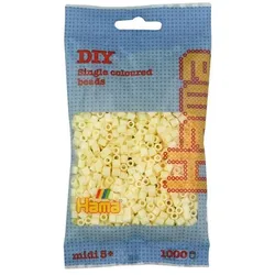 Hama Beutel mit 1000 Midi-Bügelperlen in Creme