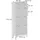 Vicco Aron 60 x 153 x 24 cm 3 Fächer / weiß