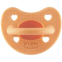 Chicco PhysioForma Luxe Silikon Schnuller, 2-6M, Orange,weich und sanft, unterstützt die physiologische Atmung und fördert die richtige Entwicklung des Mundes, 1 Stück, Kind
