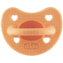 Chicco PhysioForma Luxe Silikon Schnuller, 2-6M, Orange,weich und sanft, unterstützt die physiologische Atmung und fördert die richtige Entwicklung des Mundes, 1 Stück, Kind