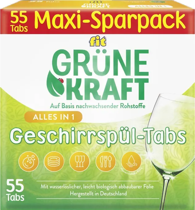 Fit Green Power All in 1 Tabs XXL Mega Sparpack 55 Tabs