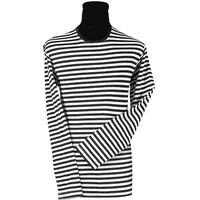 Thetru Herren Ringelshirt langarm schwarz-weiss – alltagstauglich (XS)