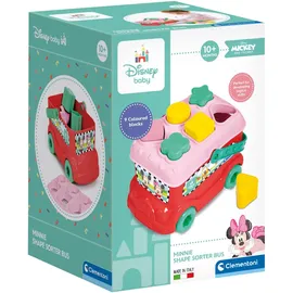 CLEMENTONI Disney Baby Minnie Sortierbus 10 cm Bunt