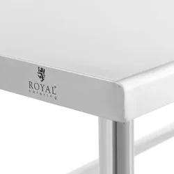 Royal Catering Edelstahl-Arbeitstisch - ECO - 120 x 60 cm - 91 kg -