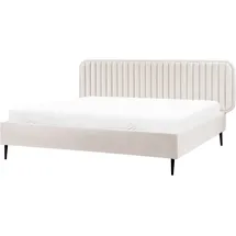 Beliani Brin 180 x 200 cm Beige/Schwarz