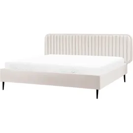 Beliani Brin 180 x 200 cm Beige/Schwarz