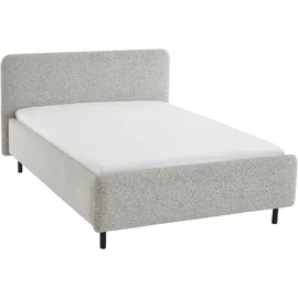 Meise Möbel Polsterbett in meliertem Webstoff ¦ beige ¦ Maße (cm): B: 160 H: 105