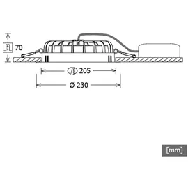 lts licht leuchten Einbaudownlight 1er schwarz