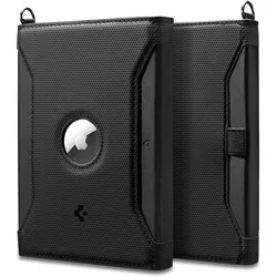 RFID-Brieftasche, Karten-/Passport-/AirTag-/Dokumentenetui, Spigen Universal Passport Holder AirTag, Schwarz