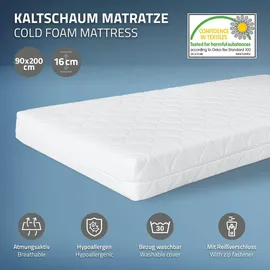 ML-Design Hausbett 90 x 200 cm Kiefer massiv weiß