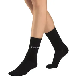 Copenhagen Studios Basicsocken Damen 3x schwarz Gr.39-42