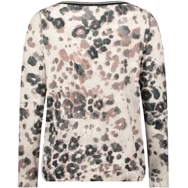 Betty Barclay "Damen mit Gummizug", Damen, Gr. 36, beige (beige, taupe), Jersey, Obermaterial: 95% Viskose, 5% Elasthan, figurumspielend normal, U-Boot-Ausschnitt, Shirts