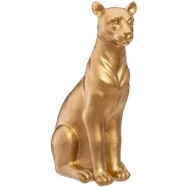 Atmosphera Créateur d'intérieur Pantherstatuette 23 cm Gold