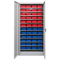 PROREGAL® Stapelbox Schrank für Sichtlager- & Industrieboxen 12 Ebnenen, HxBxT 200x93x60cm 60 cm
