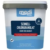 mediPool Schwimmbadpflege Schnell-ChlorGranulat, 5 kg