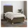 vidaXL Boxspringbett 100 x 200 cm Dunkelbraun