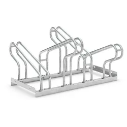 Bügelparker 2154 BF | Fahrradständer für 4 Fahrräder | beidseitiges Einstellen breiter Fahrräder | Abwechselnde Hoch-/Tiefeinstellung | erweiterbar