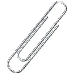 Q-CONNECT Büroklammer 100ST gerillt KF01320 77mm