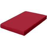 Baumwolle 90 x 190 - 100 x 220 cm red deep