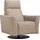 Egoitaliano Sessel Blues Leder 84 x 105 x 90 cm Beige/Weiß mit Relax-Funktion