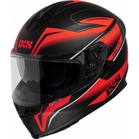 IXS 1100 2.3 Helm, schwarz-rot, Größe L)
