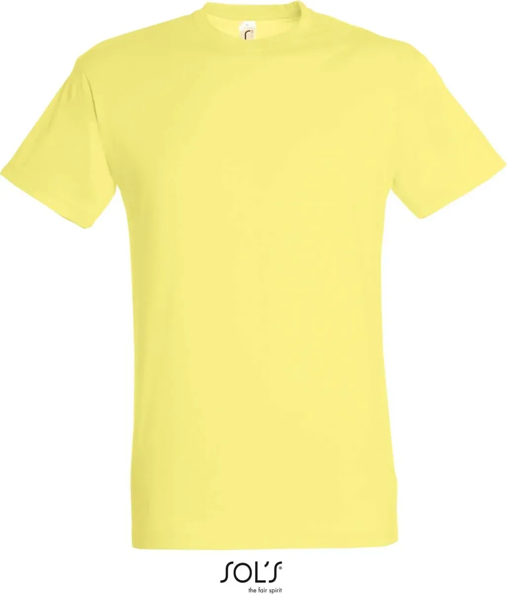 SOLS Unisex T-Shirt 11380 pale yellow M