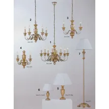 Ideal Lux Dora 020877 Gold antik