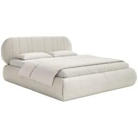 Selsey Polsterbett 180 x 200 cm Bettkasten Creme