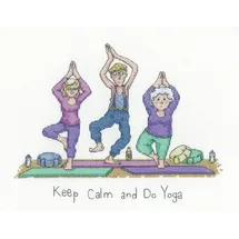 Heritage Crafts Kreuzstich Set Aida Innere Ruhe (A) Zählmuster