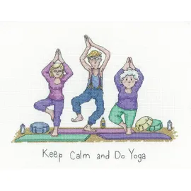 Heritage Crafts Kreuzstich Set Aida Innere Ruhe (A) Zählmuster