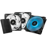 Arctic P12 PWM PST RGB 0dB 3 Pack mit Controller