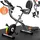 Sportana SPORTANA® Heimtrainer Fahrrad Eagle 4 – 4in1 Ausdauer Ergometer – Trainings App – Klappbar – LCD Display – Höhenverstellbar – Fitness... - Grau