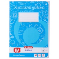 Herlitz Hausaufgabenheft x.book, DIN A5, 80 g/m2, 48 Blatt