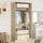 vidaXL Aufbewahrungsboxen 2 Stk. Stoff 43x34x23 cm Creme