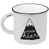 Grafik-Werkstatt Kaffeetasse 0,4 l Grau 3 St.