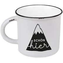 Grafik-Werkstatt Kaffeetasse 0,4 l Grau 3 St.