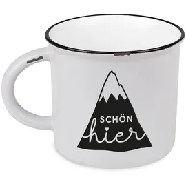 Grafik-Werkstatt Kaffeetasse 0,4 l Grau 3 St.