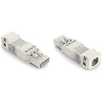WAGO 890-134 Netz-Steckverbinder WINSTA MINI Stecker, gerade Gesamtpolzahl: 4