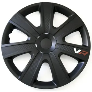 ZentimeX Radzierblenden Radkappen Radabdeckung 16" Zoll #42 SCHWARZ ABS