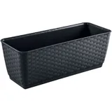 Pflanzentöpfe Blumentöpfe Blumenkübel Blumenkasten Rattan Optik Blumentopf 12 L