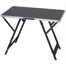 Nölle Profi Brush Arbeitstisch Aluminium/Stahlrohr 60 x 100 cm schwarz höhenverstellbar
