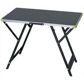 Nölle Profi Brush Arbeitstisch Aluminium/Stahlrohr 60 x 100 cm schwarz höhenverstellbar