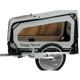 doggy tourer S Hundeanhänger Silber/Schwarz