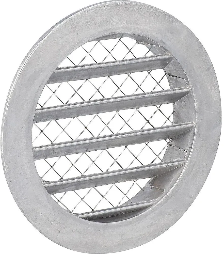 Wetterschutzgitter rund. Aluminium DN 200
